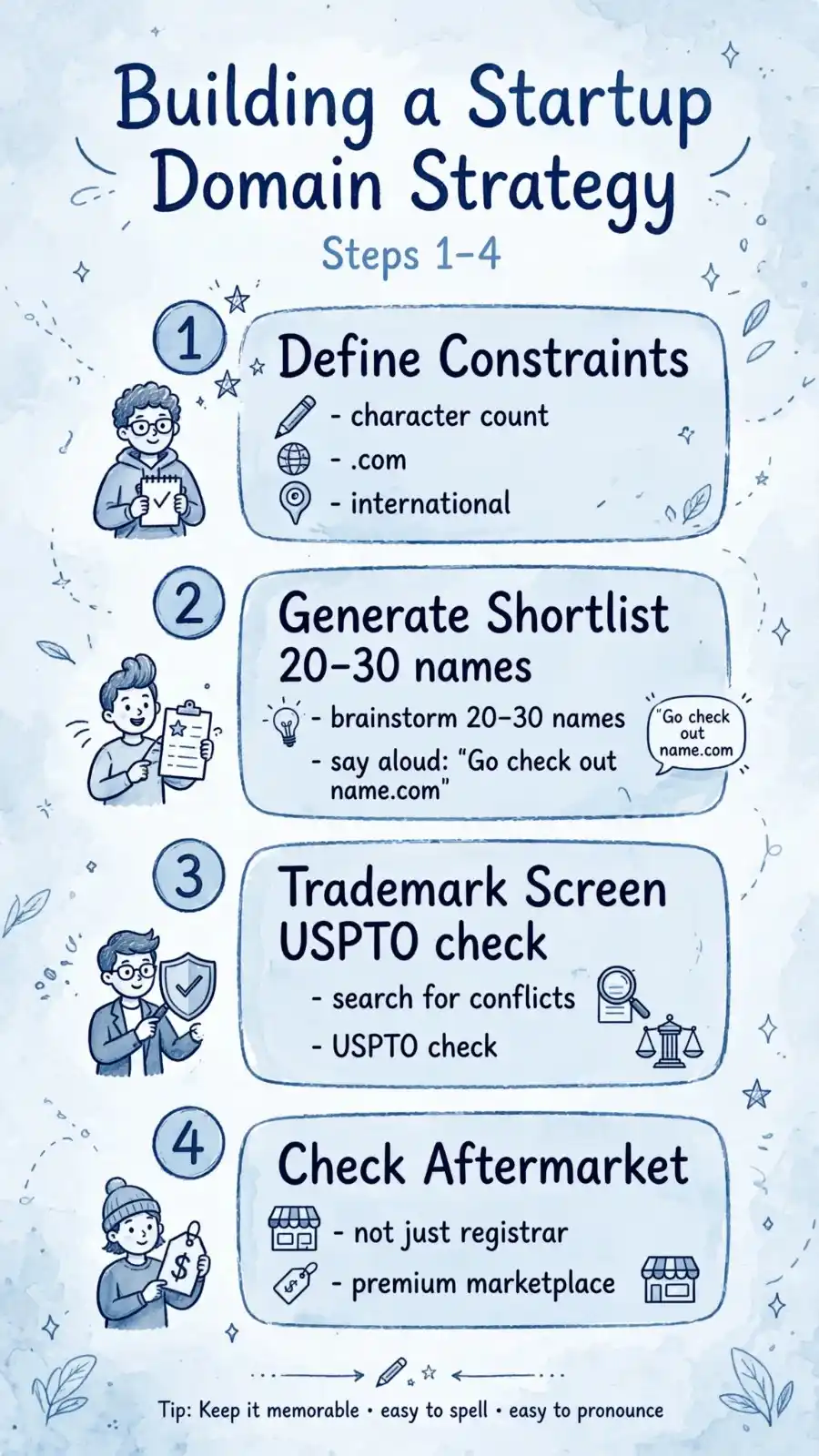 startup-domain-strategy-steps-1-to-4