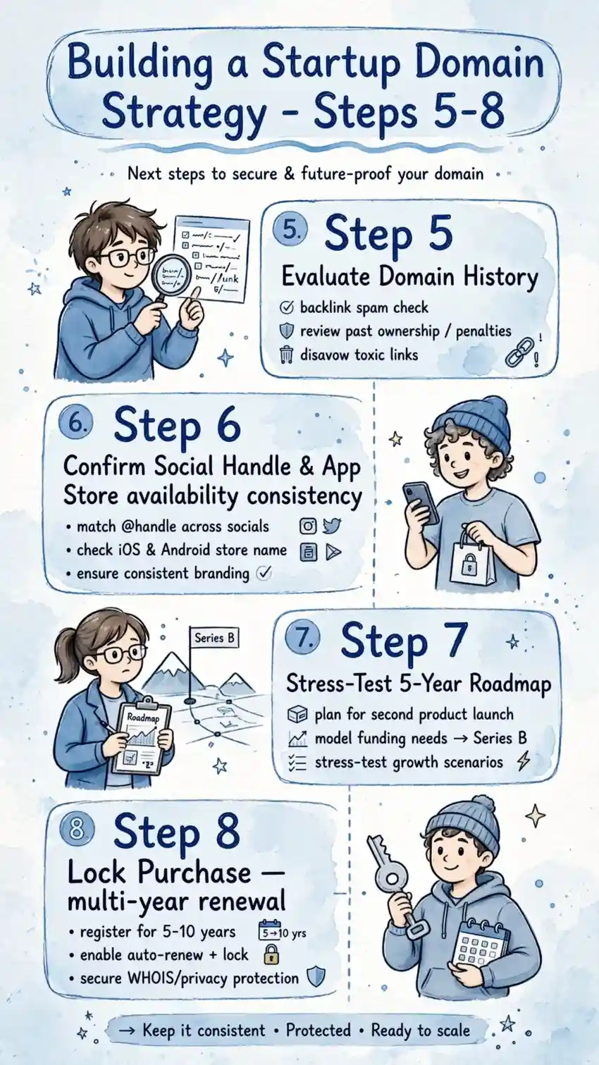 startup-domain-strategy-steps-5-to-8